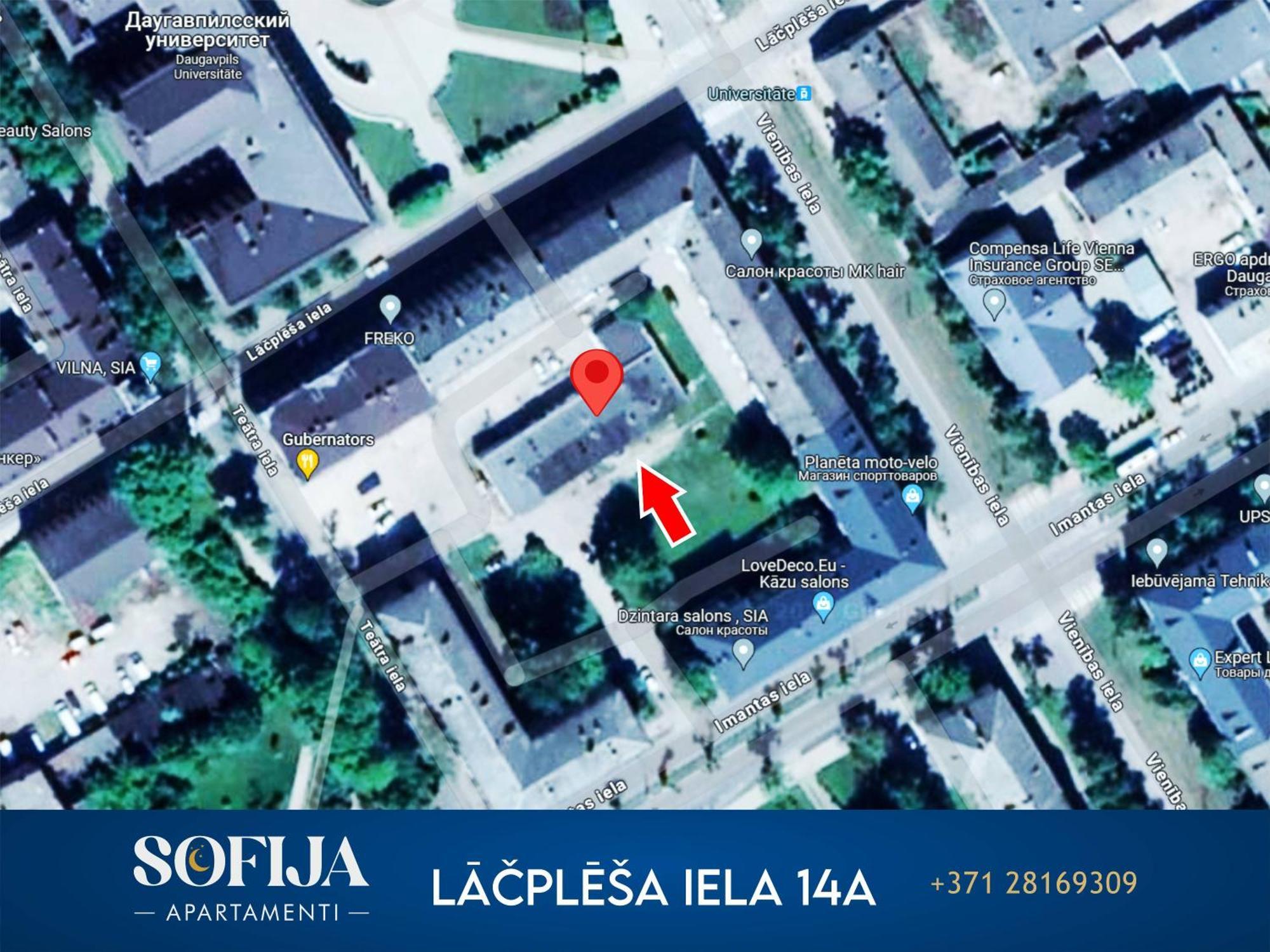 Apartmán Sofija Apartamenti Daugavpils Exteriér fotografie